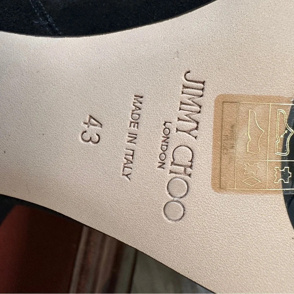 Jimmy Choo ‘Melvin’ Studded Black Suede Booties - Size 11 - NWT - Picture 8 of 17